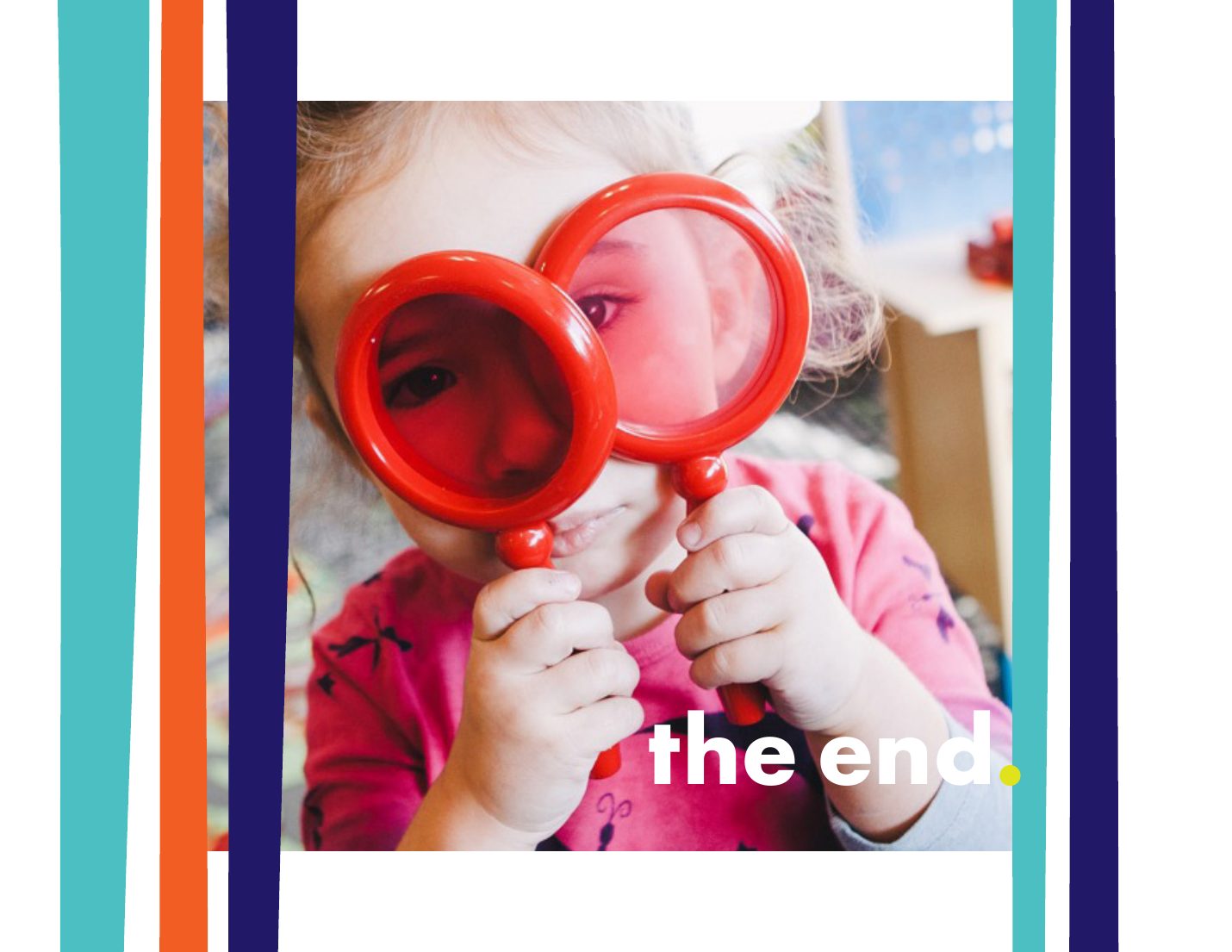 Kidville Brand Book page 64: The end