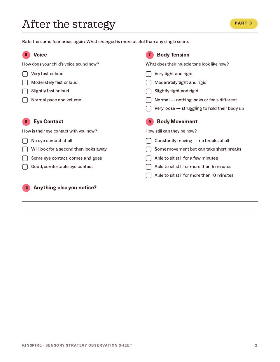 Before & After Observation Sheet page 3