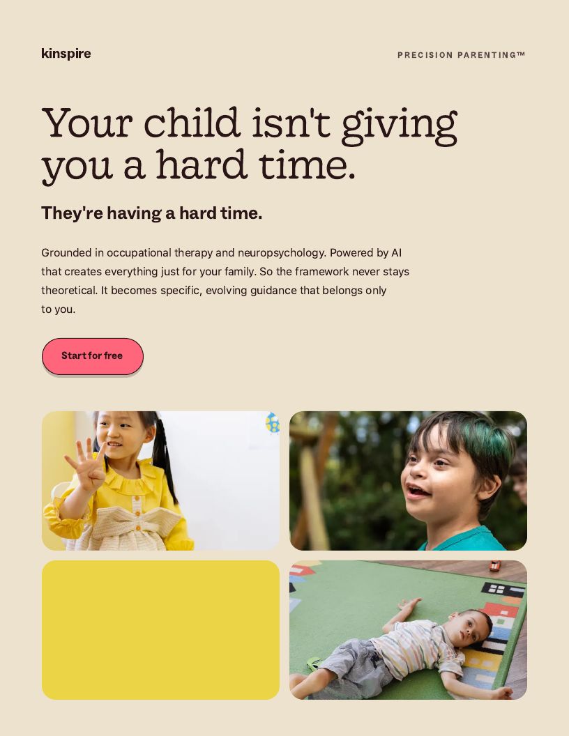 Precision Parenting Framework page 1