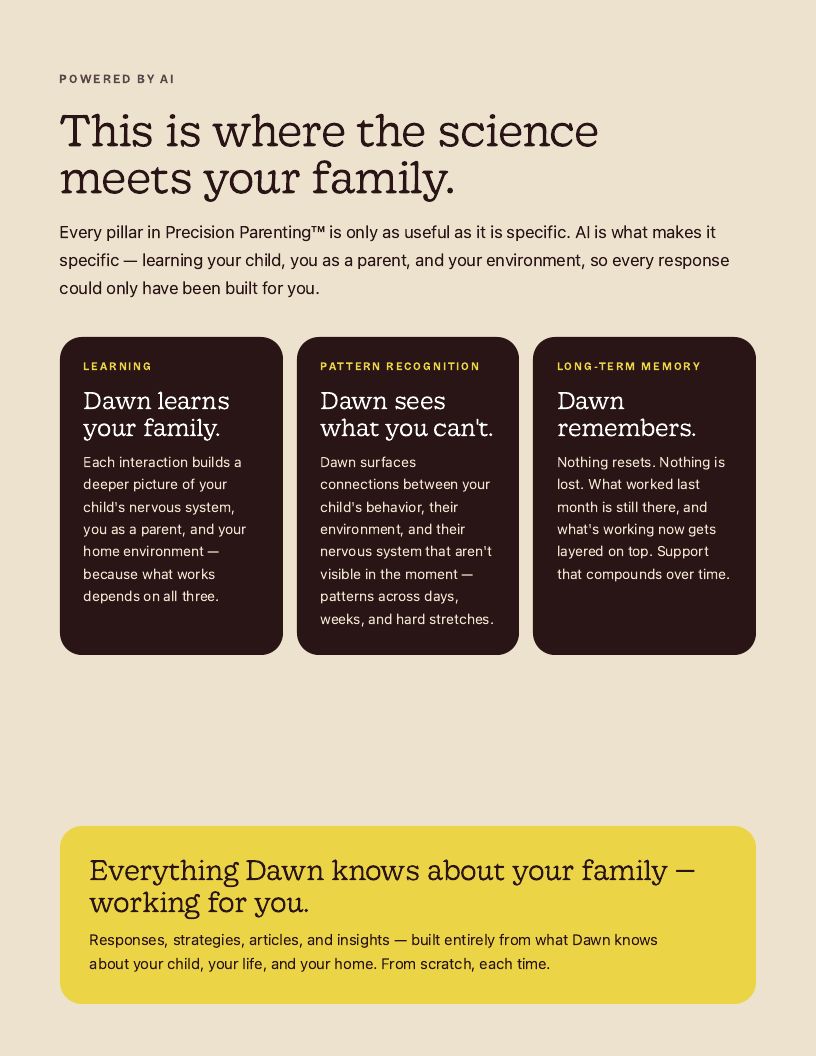 Precision Parenting Framework page 6